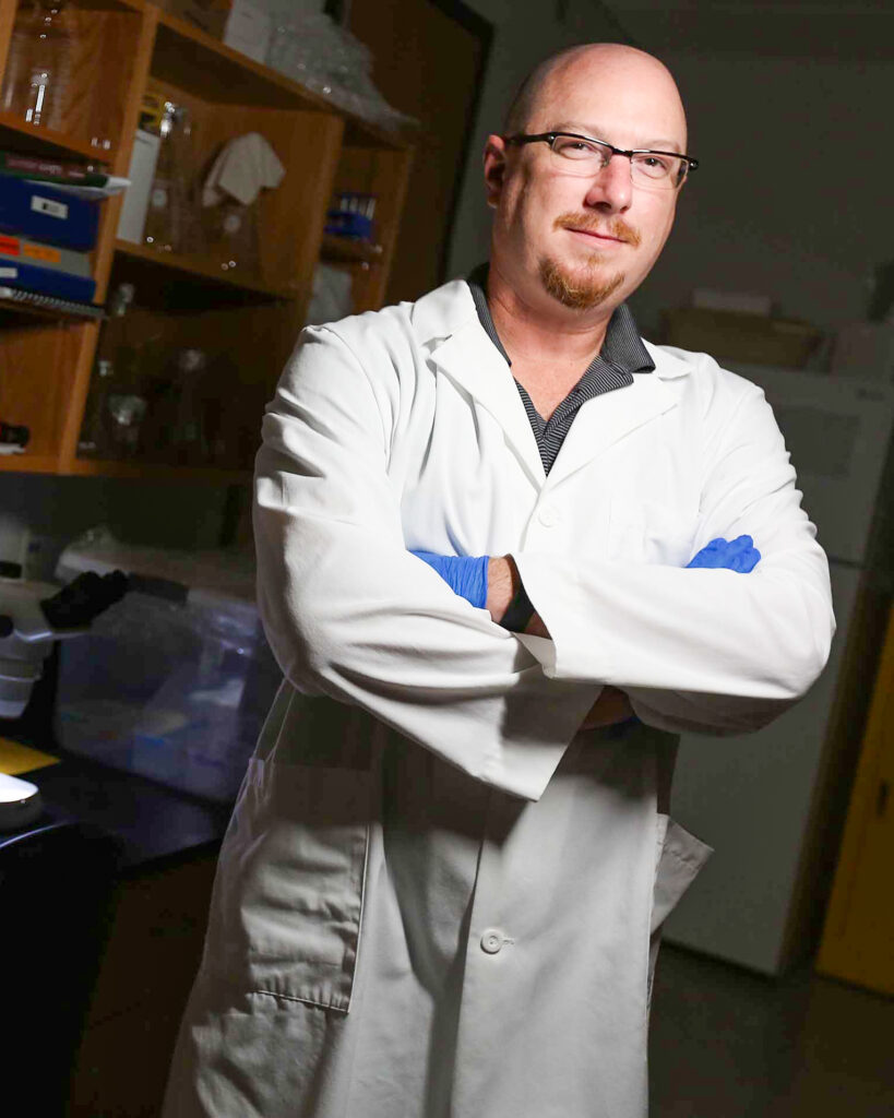 Dr. Michael Allen, professor and director of UNT Health Fort Worth’s Tick-Borne Disease Research Lab