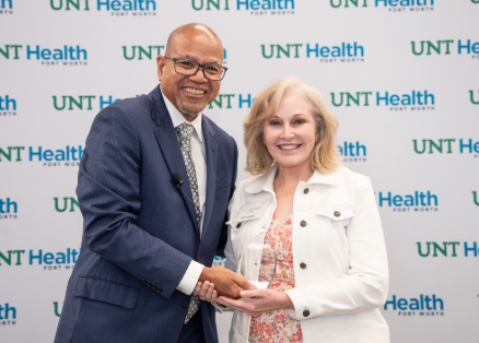 Dr. Kirk Calhoun and Vicki Nejtek