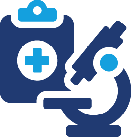 Person with flask icon