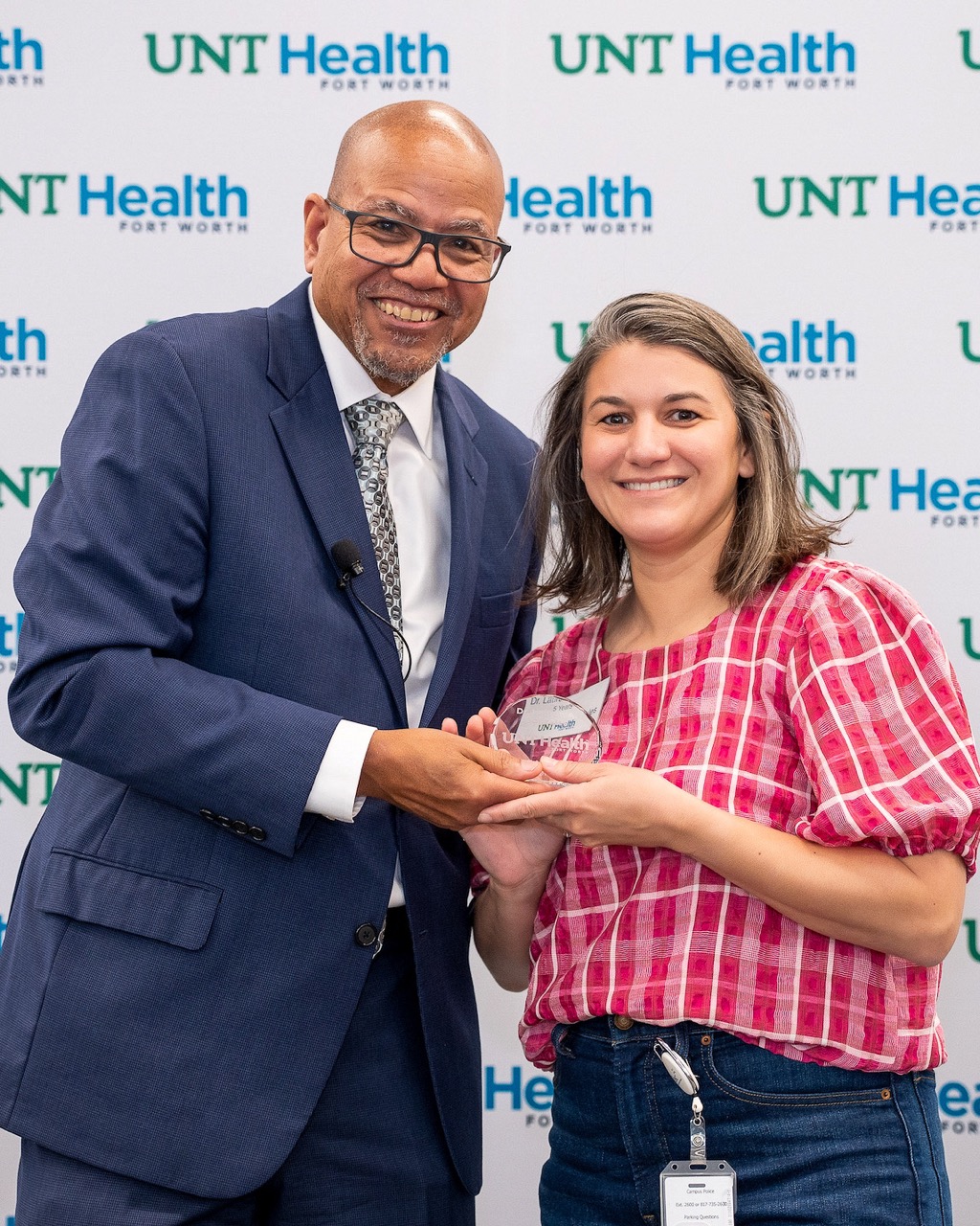 Kirk Calhoun with Lauren Gonzales