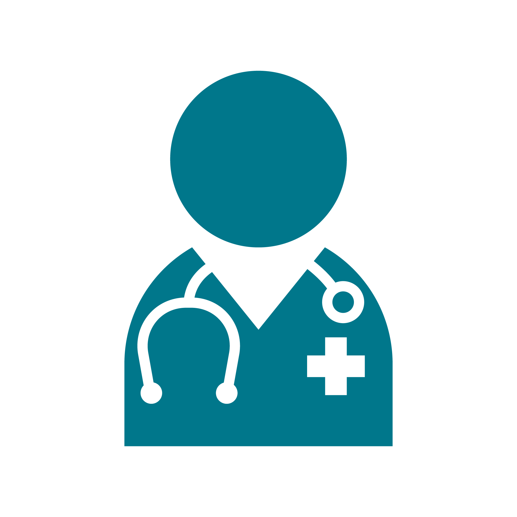 Person with stethoscope