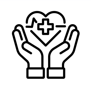 Hands holding a heart