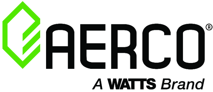 AERCO logo with green accents