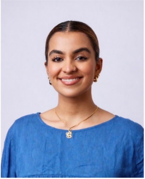 Nahal headshot, blue shirt