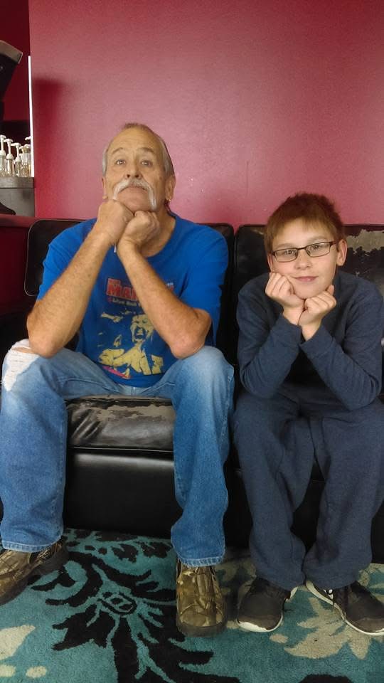austin and his grandfather
