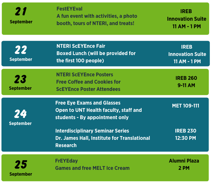 This is the Eye Health Week 2026 Agenda.