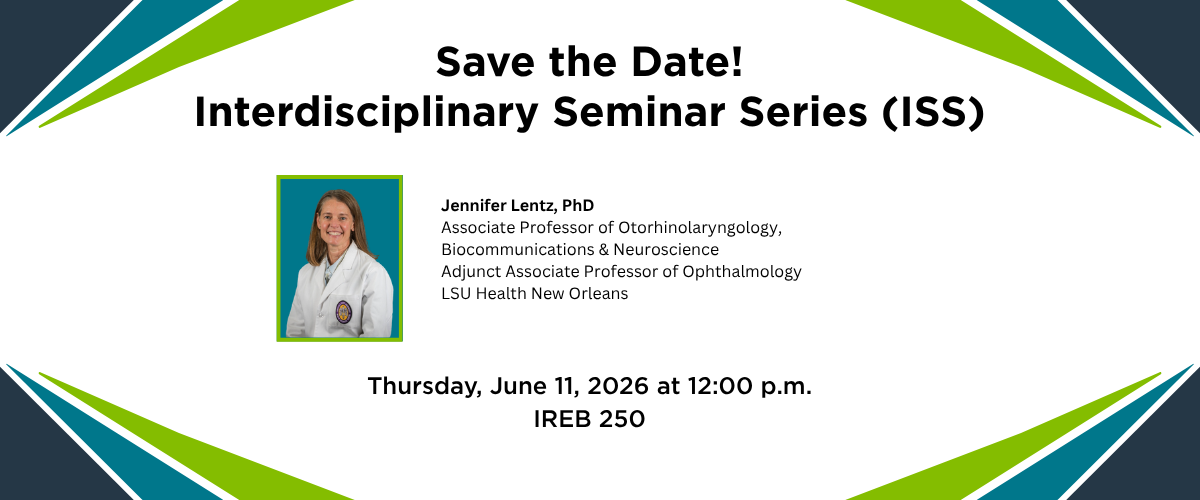 This is an image of Dr. Jennifer Lentz, who will be our June 2026 ISS speaker.