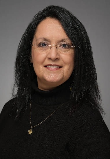 This is an image of Dr. Michelle Callegan, who will be speaking at the August ISS.