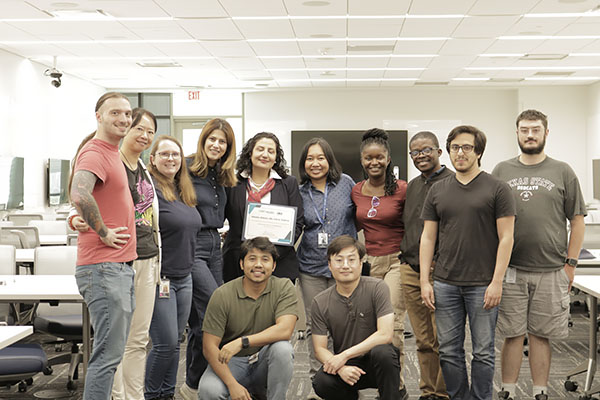 NTERI students with Dr. Natalie Afshari