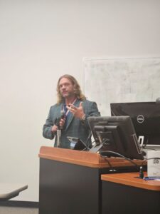 Image of Dr. O'Bryant speaking