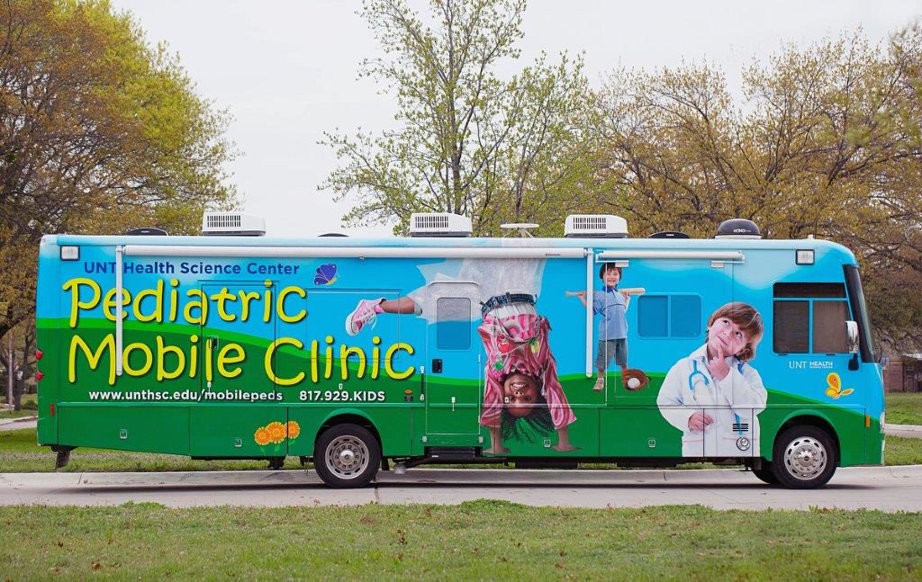 Pediatric Mobile Unit bus