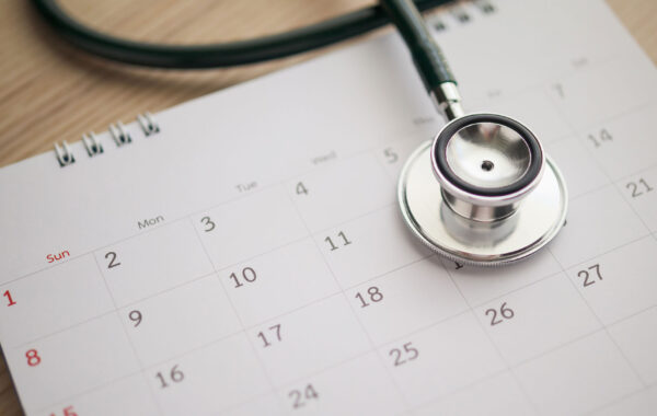 Stethoscope with calendar