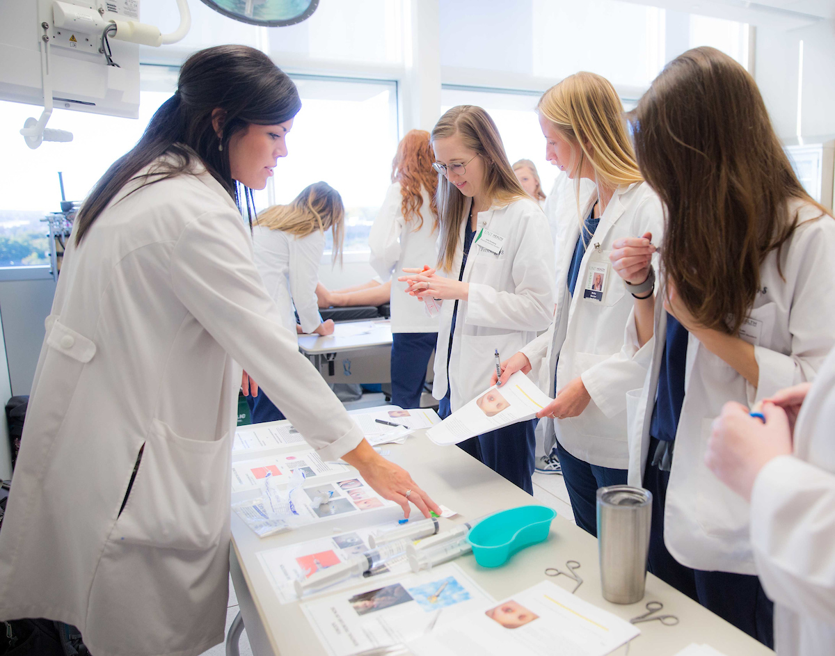 UNT Health Pa Students In Classroom