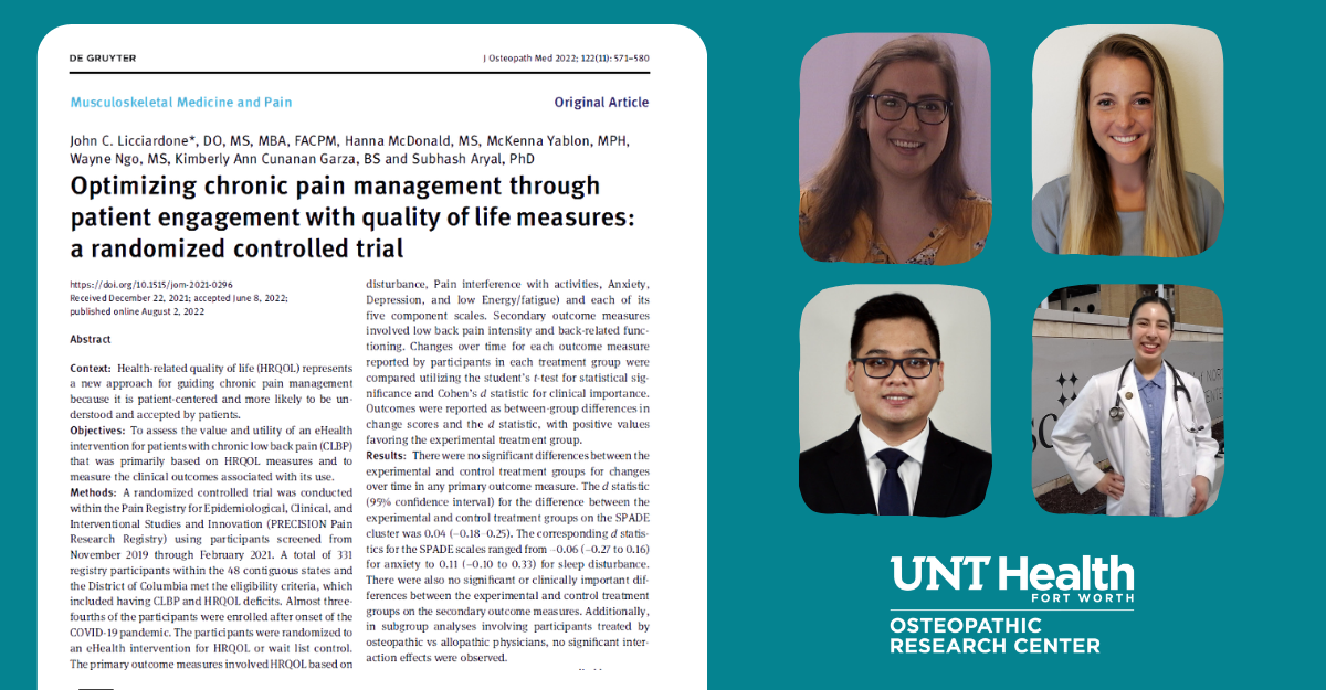 TCOM Student Co-Authors pictured.