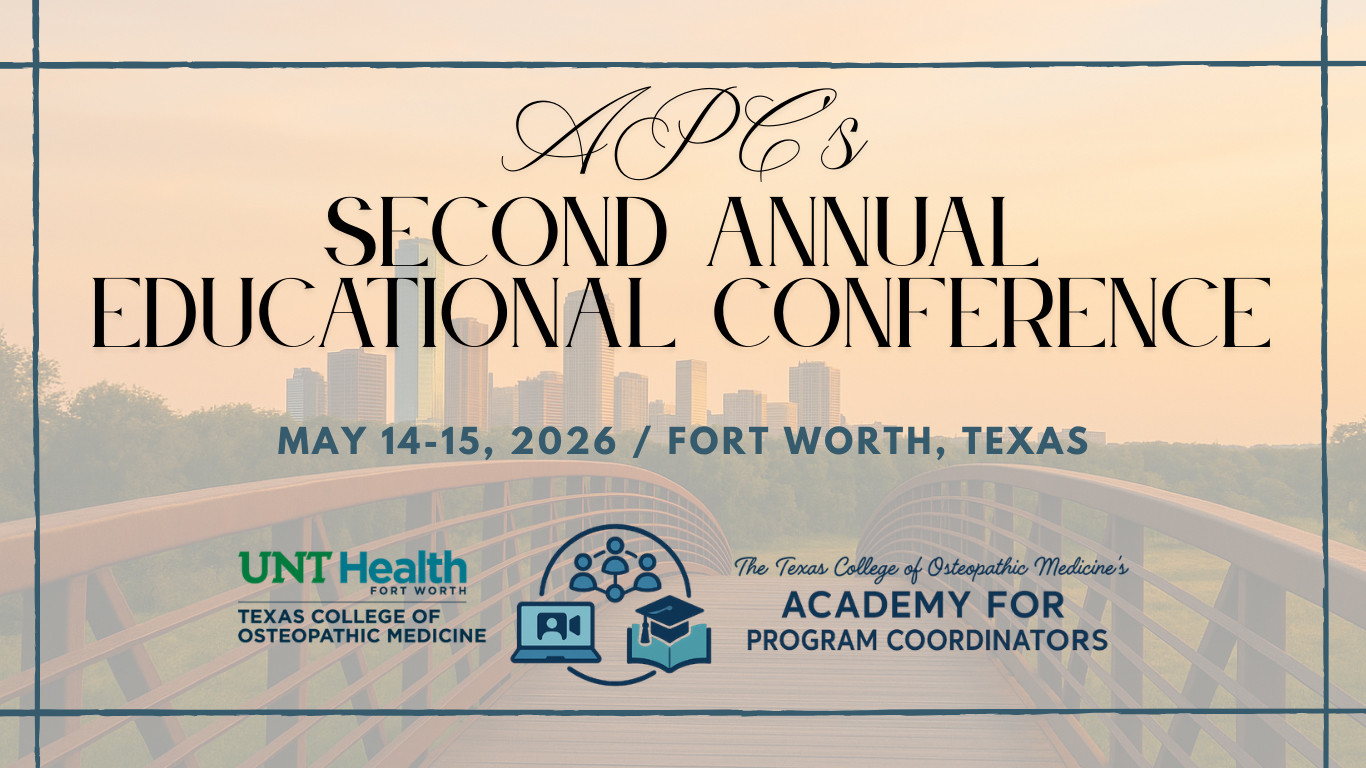 APC's Second Annual Educational Conference. May 14-15, 2026. Fort Worth, TX.
